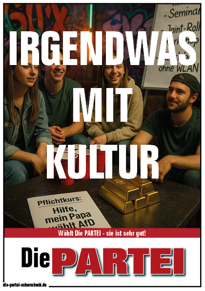 Plakat A5 - Irgendwas mit Kultur